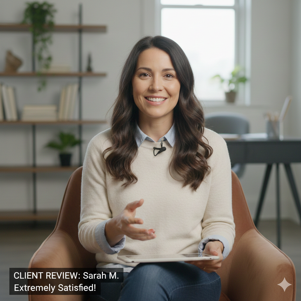 User testimonial showcase